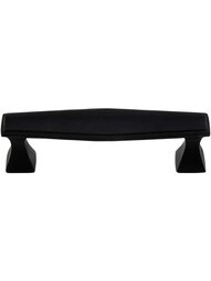 Samanantara Deco Cabinet Pull 3 3/4-Inch Center-to-Center in Dark Oil Rubbed Bronze.